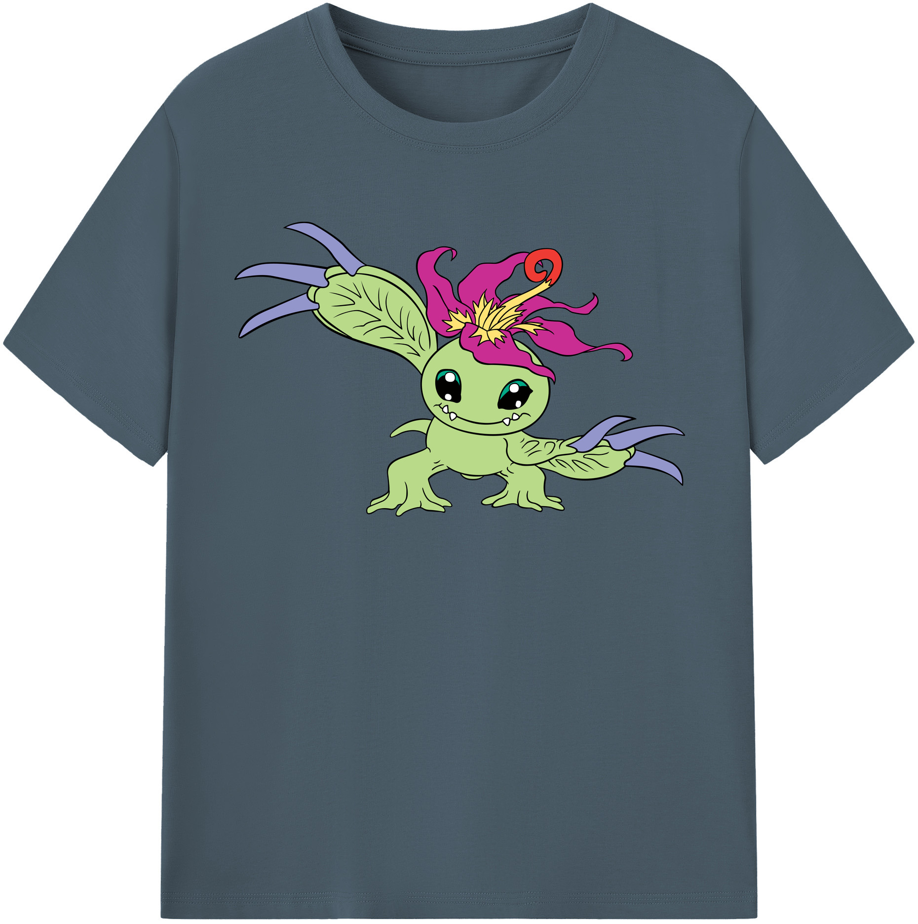 （画像用） Digimon デジタルモンスター/デジモン 綿100％半袖Tシャツ（フロントプリント）